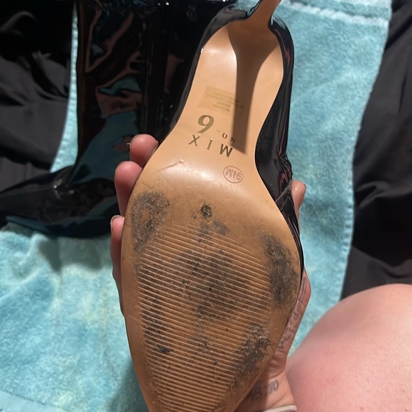 leather boots used1-2 too busily being a new ma to use def make ur feel amaz - Picture 4 of 4